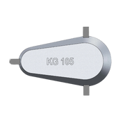 Zinkanod skorv, B111050, Vy ovanifrån, Typ 105