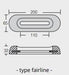 Zinkanod Fairline 200*65*32 (Hål 110mm) 1,3KG - AnodeFactory