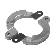 Zinkanod Yanmar split collar for Saildrive Yanmar SD20-SD60 saildrives, T01305/1 - Underifrån - Anodefactory